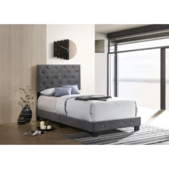 Passion Furniture Suffolk Twin Panel Bed -Homcom Crosley Shop GUEST 8d5a4060 25e9 4878 8f7b 41c832e1f238