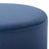 BirdRock Home Round Velvet Ottoman Foot Stool - Navy 2 BirdRock Home Round Velvet Ottoman Foot Stool - Navy -Homcom Crosley Shop GUEST 8dbfd93c 21ef 40f2 b88c 2e2d6106d50b