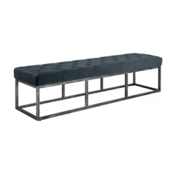 Danes Tufted Bench With Iron Legs - Finch -Homcom Crosley Shop GUEST 8eb2405c 7eac 4d1f b390 4afc1384d650
