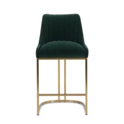 Jennifer Taylor Home Maddie 28" Modern Glam Gold Base Counter Height Bar Stool -Homcom Crosley Shop GUEST 8eeee823 2402 42a9 96dd e8f768bcc47f