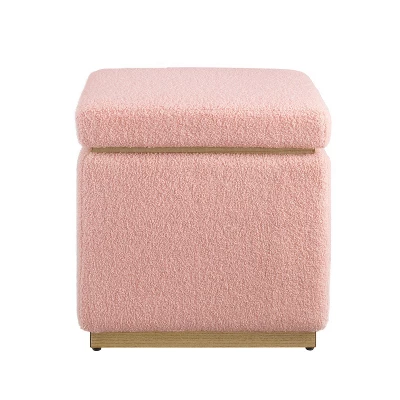 Lucinda Square Ottoman - Linon 4 Lucinda Square Ottoman - Linon - Image 2