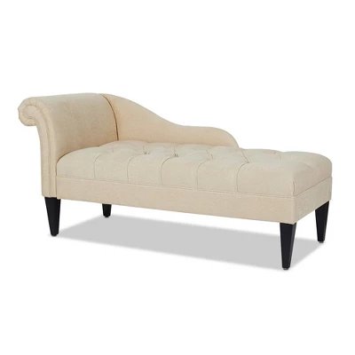 Jennifer Taylor Home Harrison Tufted Roll Arm Chaise Lounge 6 Jennifer Taylor Home Harrison Tufted Roll Arm Chaise Lounge - Image 4