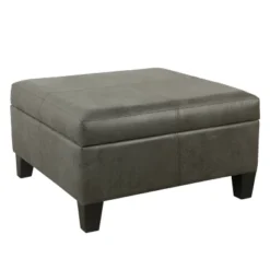 Luxury Large Square Storage Ottoman - HomePop -Homcom Crosley Shop GUEST 8fae46a3 8ae2 4840 bf37 246e60b191c6