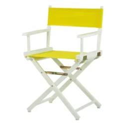 Director's Chair - White Frame -Homcom Crosley Shop GUEST 904c2e38 c304 4f6b 893b de8eb06badee