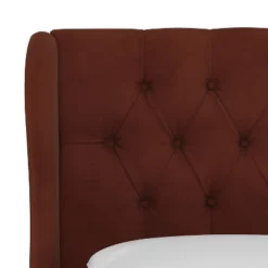 Wingback Platform Bed Velvet - Skyline Furniture -Homcom Crosley Shop GUEST 9056210f 955a 47e0 a7a6 a46905ca425d