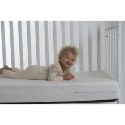 Bundle Of Dreams Mini 2-Stage 100% Breathable Crib Mattress - White -Homcom Crosley Shop GUEST 9084b086 07d7 42a9 8827 49aeee31ddc8