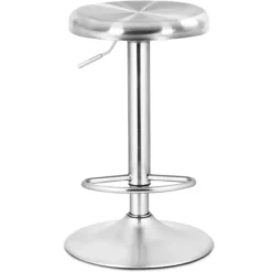 Tangkula Set Of 2 Swivel Bar Stools Adjustable Brushed Stainless Steel -Homcom Crosley Shop GUEST 927d4359 534e 4275 8e34 cfe887c4b371