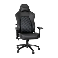 BlackArc High Back Adjustable Gaming Chair With 4D Armrests, Head Pillow And Adjustable Lumbar Support -Homcom Crosley Shop GUEST 92afa030 8f2c 429e a89a cfac97c142db