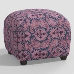 Poppy Ottoman In Damask - Skyline Furniture -Homcom Crosley Shop GUEST 93ba61ba 574c 45ca 9c71 297a8f25aa5d