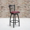 Flash Furniture Black ''X'' Back Swivel Metal Barstool -Homcom Crosley Shop GUEST 93d041cf 1df0 4ecf a31a 530a8938e332
