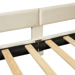 Twin Size Upholstered Daybed Platform Bed With Rabbit Ear Shaped Headboard-ModernLuxe -Homcom Crosley Shop GUEST 93e1ee82 d437 4549 bf99 fcd30a7cd5cc