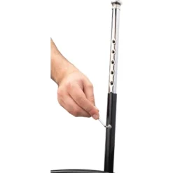 Set Of 2 32"-39" Height Adjustable Heavy Duty Steel Accent Barstools With Backrest Black - Hampden Furnishings -Homcom Crosley Shop GUEST 93f17812 dd84 4b54 b74f bbb301136935