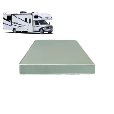 Continental Sleep, 4-Inch High-Density Foam Vinyl RV Mattress Replacement, Good For Trailers, Camper Vans And Other Furniture Application, Green 8 Continental Sleep, 4-Inch High-Density Foam Vinyl RV Mattress Replacement, Good For Trailers, Camper Vans And Other Furniture Application, Green - Image 6