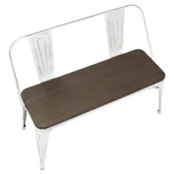 Oregon Industrial Dining/Entryway Bench - Lumisource -Homcom Crosley Shop GUEST 942b0d20 c45f 4a62 8e79 900e8f741e10