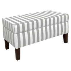 Lizzie Storage Bench In Patterns - Skyline Furniture -Homcom Crosley Shop GUEST 94ec202a cbc6 4f8b ab2b 923ba3a1cb61