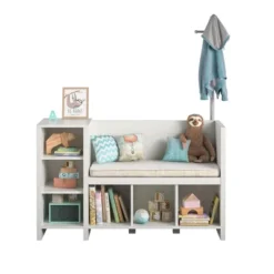 RealRooms Jocelyn Storage Bench And Coat Rack -Homcom Crosley Shop GUEST 950fbf11 e314 487f 836b 033f32464f7a