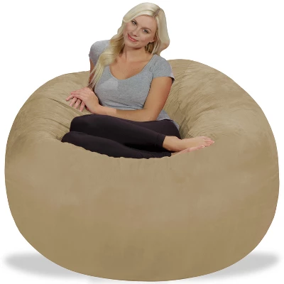 5' Large Bean Bag Chair With Memory Foam Filling And Washable Cover - Relax Sacks 4 5' Large Bean Bag Chair With Memory Foam Filling And Washable Cover - Relax Sacks - Image 2