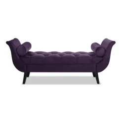 Jennifer Taylor Home Alma Tufted Flared Arm Entryway Bench -Homcom Crosley Shop GUEST 95b43360 86a5 4107 bb1a 4d241d39c698