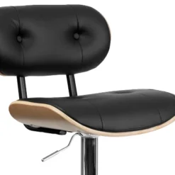 Emma And Oliver Bentwood Adjustable Height Barstool With Button Tufted Upholstery 16 Emma And Oliver Bentwood Adjustable Height Barstool With Button Tufted Upholstery -Homcom Crosley Shop GUEST 95be565f 614c 41df 961f a81958206870 1