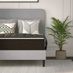 Flash Furniture Dream 10 Inch Hybrid Mattress, High Density Foam And Pocket Spring Mattress In A Box, CertiPur-US Certified Foam -Homcom Crosley Shop GUEST 95ca1bf6 ca81 4527 bacf e379c598a5b4