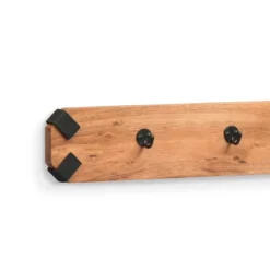 48" Ryegate Live Edge Wood Bench With Coat Hooks Set Natural - Alaterre Furniture -Homcom Crosley Shop GUEST 96008234 2565 4c4c 9377 0aa59ba1f45a
