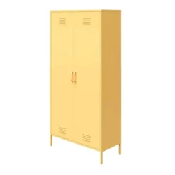 Cache Tall 2 Door Metal Locker Cabinet - Novogratz -Homcom Crosley Shop GUEST 9639baf9 e2f9 4d22 9bc7 3e6838ea1442