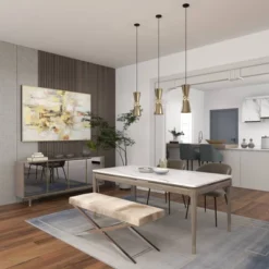 Contemporary Stainless Steel Cowhide X-Bench Beige - Olivia & May 31 Contemporary Stainless Steel Cowhide X-Bench Beige - Olivia & May -Homcom Crosley Shop GUEST 96b89235 2780 401b 9f53 31ff6cc7f7e5