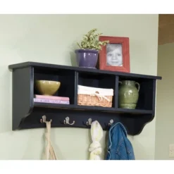 Shaker Cottage Coat Hooks With Storage - Alaterre Furniture -Homcom Crosley Shop GUEST 976279b4 3447 4585 b45d 2e0631731d87