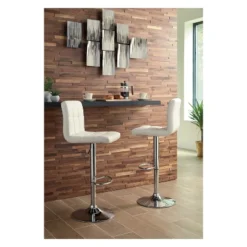 Bellatier Tall Uph Swivel Barstool Bone - Signature Design By Ashley -Homcom Crosley Shop GUEST 98979977 34b8 41f7 bd4d 45a34399b3f3