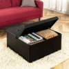 30" Button Tufted Folding Storage Ottoman Bench And Coffee Table With Smart Lift Top - Mellow -Homcom Crosley Shop GUEST 99088cda bbde 456e a5f7 fdf3b9c501f1