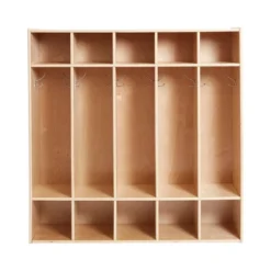 ECR4Kids Streamline 5-Section Coat Locker, Classroom Furniture, Natural -Homcom Crosley Shop GUEST 9a5130e3 0ac1 4ab8 a6b4 a730bb57a282