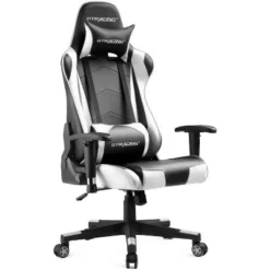 Gaming Office Chair PU Leather With Adjustable Headrest And Lumbar Pillow - GTRACING -Homcom Crosley Shop GUEST 9ad3f9f6 bcfb 488c aec7 ac67c6741608