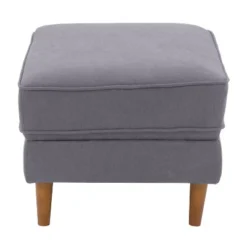 Mulberry Fabric Upholstered Modern Ottoman - CorLiving -Homcom Crosley Shop GUEST 9af2a066 2943 44e3 bbd5 b5fe553d8ad7