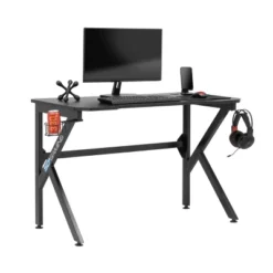 Saga PC Gaming Desk Black - Studio Designs -Homcom Crosley Shop GUEST 9c03a803 64c9 403f ba62 1c96ac567bb0