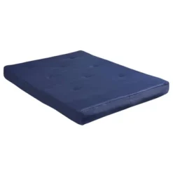 Full 8" Jayce Thermobonded High Density Polyester Fill Futon Mattress Blue - Room & Joy -Homcom Crosley Shop GUEST 9c61cbe9 b1c4 4623 b222 fbc1719fa03e