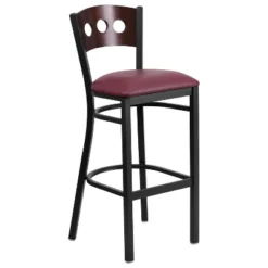 Flash Furniture Black Decorative 3 Circle Back Metal Restaurant Barstool -Homcom Crosley Shop GUEST 9d76cccc e42c 4458 9297 4610817bc49f 1