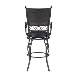 30" Big & Tall Tara Barstool Black/Gray - Powell Company -Homcom Crosley Shop GUEST a065beeb c54a 423b af28 84a19eccc98d
