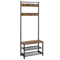 Yaheetech 73"H Metal Hall Tree With Shoe Storage Bench Coat Rack -Homcom Crosley Shop GUEST a1f5fc3c a46d 4c34 843b 0b51746c634f