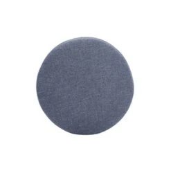 Large Round Storage Ottoman With Lift Off Lid - WOVENBYRD -Homcom Crosley Shop GUEST a2f46b52 84f5 45a0 846f 3f4ce8826e85