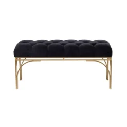 Rectangular Glam Velvet Bench - Olivia & May 28 Rectangular Glam Velvet Bench - Olivia & May -Homcom Crosley Shop GUEST a3d43071 f1ae 4415 946d 86cb3de773e8