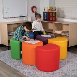 Emma And Oliver 18"H Soft Seating Flexible Moon For Classrooms And Common Spaces -Homcom Crosley Shop GUEST a3d7c652 a0ab 443a 842d bd8b5094c2dc