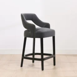 Jennifer Taylor Home Moderne 27 Inch Art Deco Counter Height Bar Stool (Set Of 2) -Homcom Crosley Shop GUEST a41f1478 fb7d 481f 8d86 f50371f4b1b3