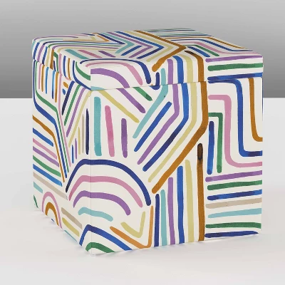 Plano Storage Ottoman In Patterns - Skyline Furniture 11 Plano Storage Ottoman In Patterns - Skyline Furniture - Image 9