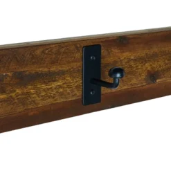 Durango Industrial Wood Coat Hook Shelf And Bench Set Dark Brown - Alaterre -Homcom Crosley Shop GUEST a70ce21f 279f 4fde 841f e87e9817d6e9