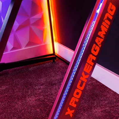 Lynx LED Gaming Desk Black - X Rocker 10 Lynx LED Gaming Desk Black - X Rocker - Image 8