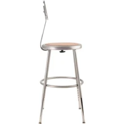 2pk 19 -27" Adjustable Heavy Duty Steel Stool With Backrest - Hampden Furnishings -Homcom Crosley Shop GUEST a79982c0 3e04 4ce2 86a4 2c8b24fd8e1e