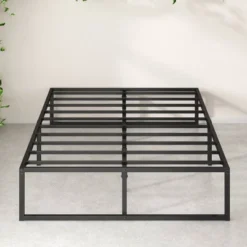 Lorelai 14" Metal Platform Bed Frame Black - Zinus -Homcom Crosley Shop GUEST a92de801 3c83 4a47 a167 1e931e4a3e32