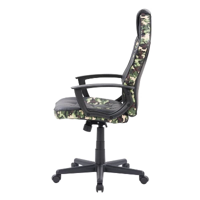 Mad Dog Gaming Chair Black And Camo - CorLiving 8 Mad Dog Gaming Chair Black And Camo - CorLiving - Image 6