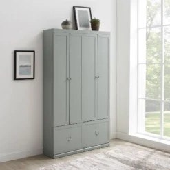 2pc Harper Entryway Set With 2 Pantry Closets Gray - Crosley