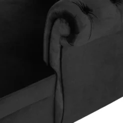 Houck Modern Glam Tufted Velvet Tete-A-Tete Chaise Lounge With Accent Pillows - Christopher Knight Home -Homcom Crosley Shop GUEST aa7bd19d 0cc4 4ae8 8159 03e458300a03